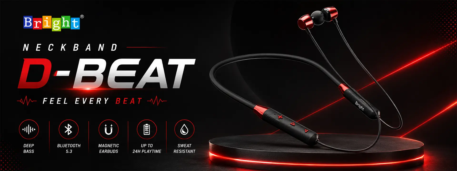 Neckband D-Beat Manufacturers, Wholesale Suppliers in Manipur