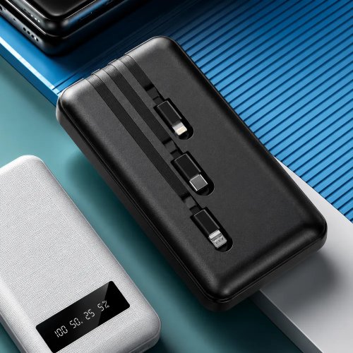 10000mAh 4-in-1 Power Bank | Built-in Cables & Fast Charging Manufacturers, Wholesale Suppliers in Nagpur