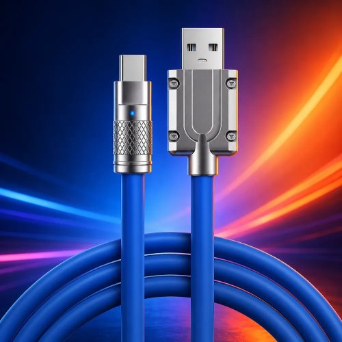 120W Ultra-Fast Charging Cable  Heavy-Duty Metal 3-in-1 USB Data Cord Manufacturers, Wholesale Suppliers in Itanagar
