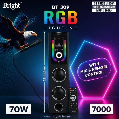 70W RGB Bluetooth Soundbar Speaker with Remote Control Manufacturers, Wholesale Suppliers in Sikkim