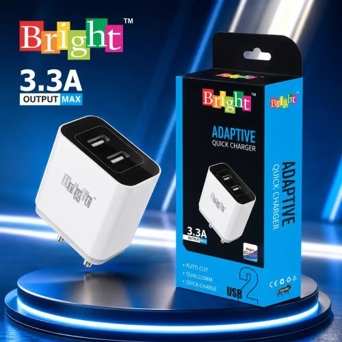 3.3A USB Fast Charger 12W Mobile Charging Adapter Manufacturers, Wholesale Suppliers in Assam