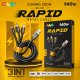 3 In 1 Fast Charging Cable With USB To Type C Micro USB And Lightning Manufacturers, Wholesale Suppliers in Jharkhand