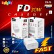 30W USB Type C PD Fast Charger Travel Charging Adapter For Smartphones Manufacturers, Wholesale Suppliers in Nagpur