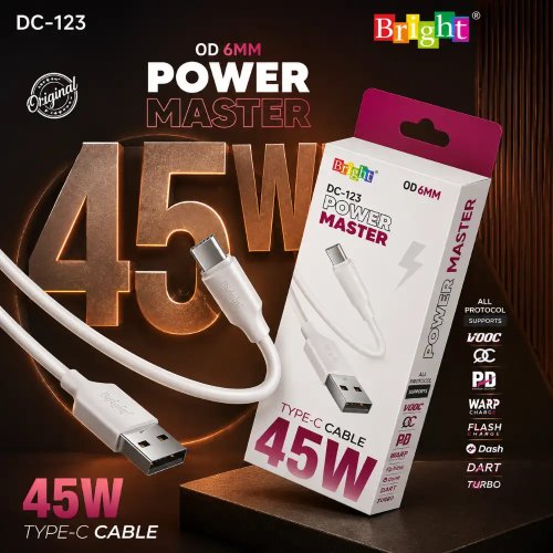 45W Power Master Type-C Fast Charging Cable Manufacturers, Wholesale Suppliers in Alipur