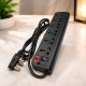 6-in-1 Extension Cord 3.5 Meter Heavy-Duty 3-Pin Extension Board Manufacturers, Wholesale Suppliers in Mahbubnagar
