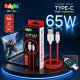 65W Fast Charging USB Cable With TPE Coating For Smartphones Manufacturers, Wholesale Suppliers in Assam