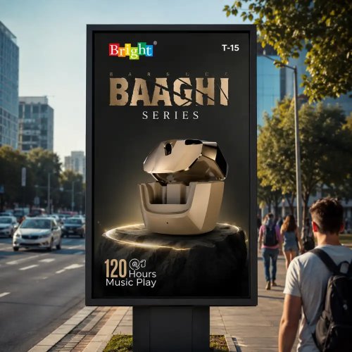 Baaghi TWS Earbuds With 120 Hours Playtime And Type C Charging Manufacturers, Wholesale Suppliers in Assam