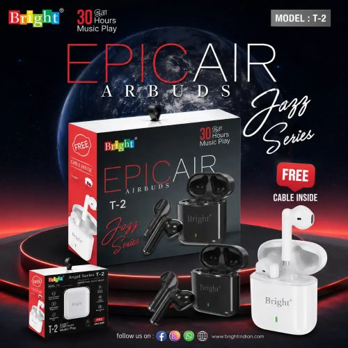 Bluetooth Earbuds With ENC 13mm Driver And Type C Charging Manufacturers, Wholesale Suppliers in Nagpur
