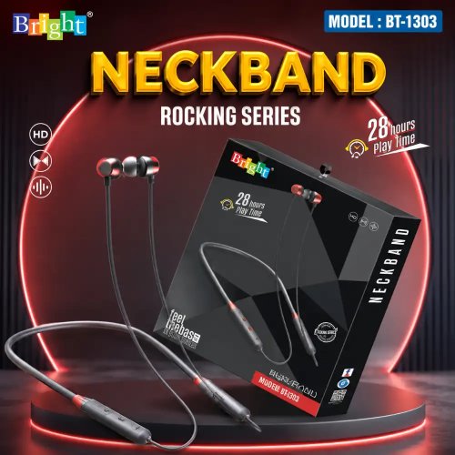 Bluetooth Wireless Neckband Earphones With In-Ear Stereo Sound Manufacturers, Wholesale Suppliers in Nagpur