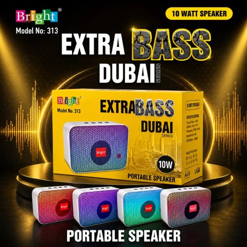 Bright Dubai Series 10W Extra Bass Portable Speaker Manufacturers, Wholesale Suppliers in Nagpur