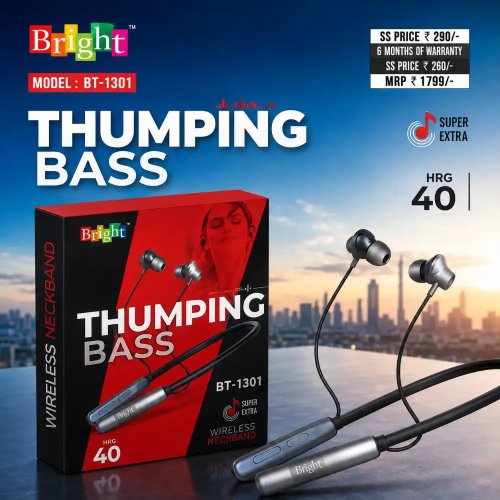Bright Wireless Bluetooth Earbuds With In-Ear Design Manufacturers, Wholesale Suppliers in Itanagar