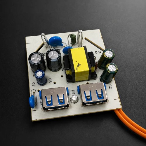 CTI IC Powered Actual 2.5 Amp Double USB Board Manufacturers, Wholesale Suppliers in Nagpur