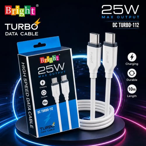 DC-Turbo Braided Fast Charging Data Cable For Type-C And iOS Devices Manufacturers, Wholesale Suppliers in Assam