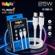 DC-Turbo Braided Fast Charging Data Cable For Type-C And iOS Devices Manufacturers, Wholesale Suppliers in Assam