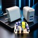 Dual USB Mobile Charger 5V DC White Grey Adapter Manufacturers, Wholesale Suppliers in Baghpat