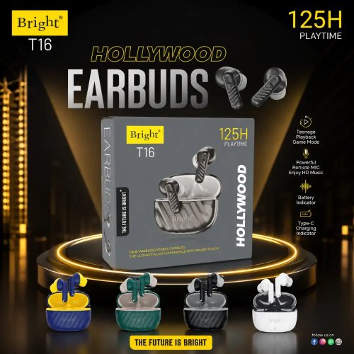 Hollywood TWS Earbuds With 125 Hours Playtime And Bluetooth 5.1 Manufacturers, Wholesale Suppliers in Assam