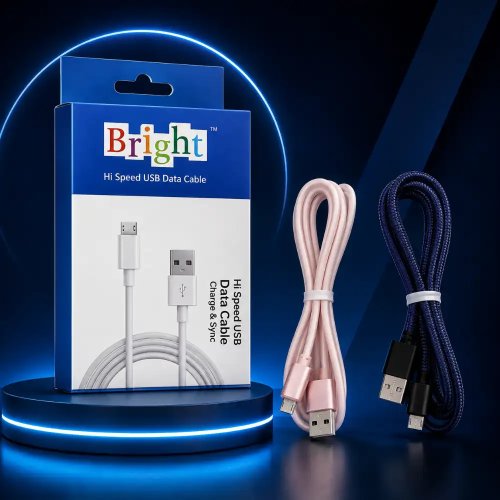 Lightning USB Data Cable For Phone And Pad With Nylon Braided Design Manufacturers, Wholesale Suppliers in Haryana