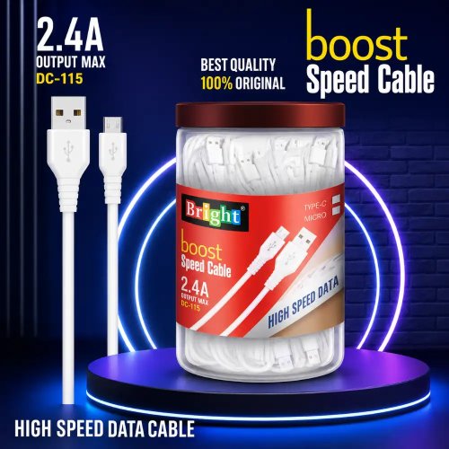 Micro USB Fast Charging Cable With 2.4A Power For Android Devices Manufacturers, Wholesale Suppliers in Assam