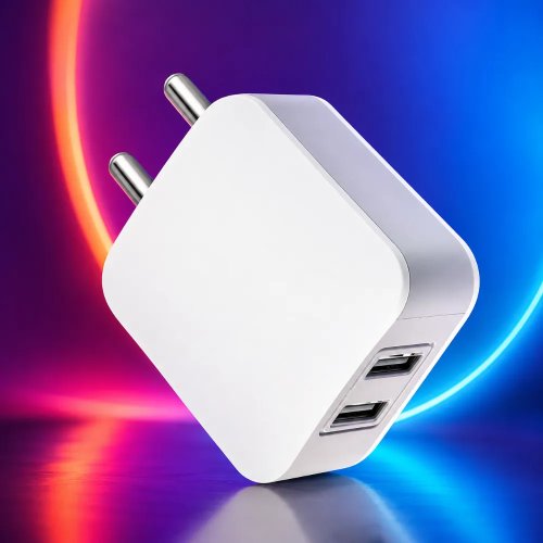 OEM BR-13 5V 2.4A Dual Port USB Wall Adapter | Universal Fast Charger for All Mobile Phones Manufacturers, Wholesale Suppliers in Baghpat