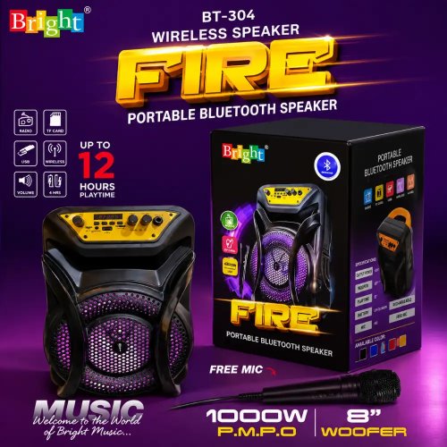 Portable Bluetooth Speaker 1000W PMPO Wireless Party Speaker with Super Bass Manufacturers, Wholesale Suppliers in Sikkim