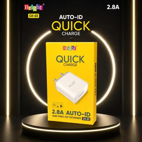 Quick Charge 2.8A USB Adapter Smart Fast Charger For Smartphones And Tablets Manufacturers, Wholesale Suppliers in Baghpat