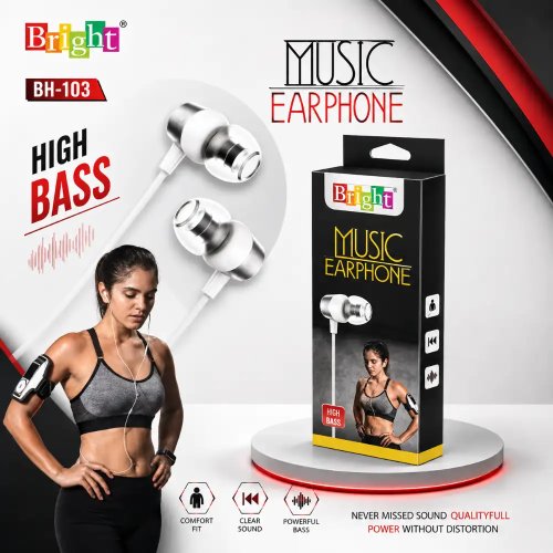 Stereo Wired Handsfree Earphones With High Quality Audio Call Control And Universal 3.5mm Jack Manufacturers, Wholesale Suppliers in Nagpur