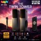 Twin Tower Bluetooth Speaker 150W High-Power Home Audio System with UHF Wireless Mic And RGB Lights Manufacturers, Wholesale Suppliers in Sikkim