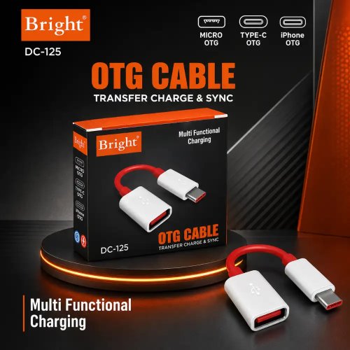Type-C OTG Cable With Fast Charging Support Manufacturers, Wholesale Suppliers in Haryana
