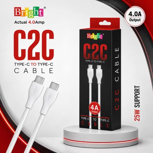 Type C To Type C Fast Charging Data Cable| 480Mbps High Speed USB Cable Manufacturers, Wholesale Suppliers in Nagpur
