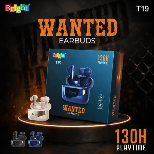 Wanted Wireless Bluetooth Earbuds With 130 Hours Playtime Manufacturers, Wholesale Suppliers in Assam
