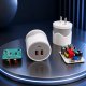 White Dual USB Mobile Charging Power Adapter With 5V DC Output Manufacturers, Wholesale Suppliers in Baghpat
