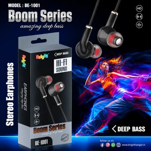 Wired Handsfree Earphones With Hi-Fi Stereo Sound Deep Bass And Mic Manufacturers, Wholesale Suppliers in Nagpur